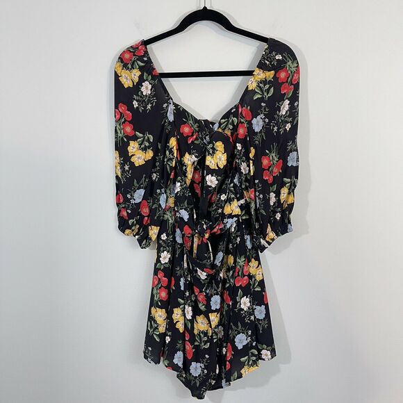 Yumi Kim Fiesta Floral Lady Boss Romper Size L - Picture 2 of 9